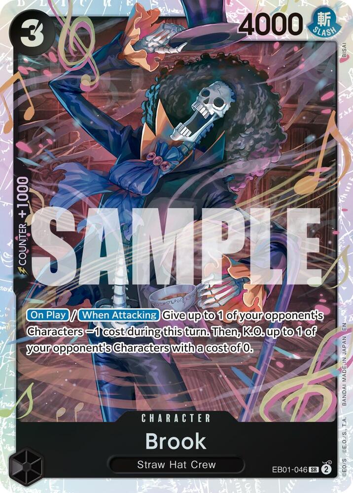 Brook (Reprint) EB01-046 card from Premium Booster -The Best- Vol. 2