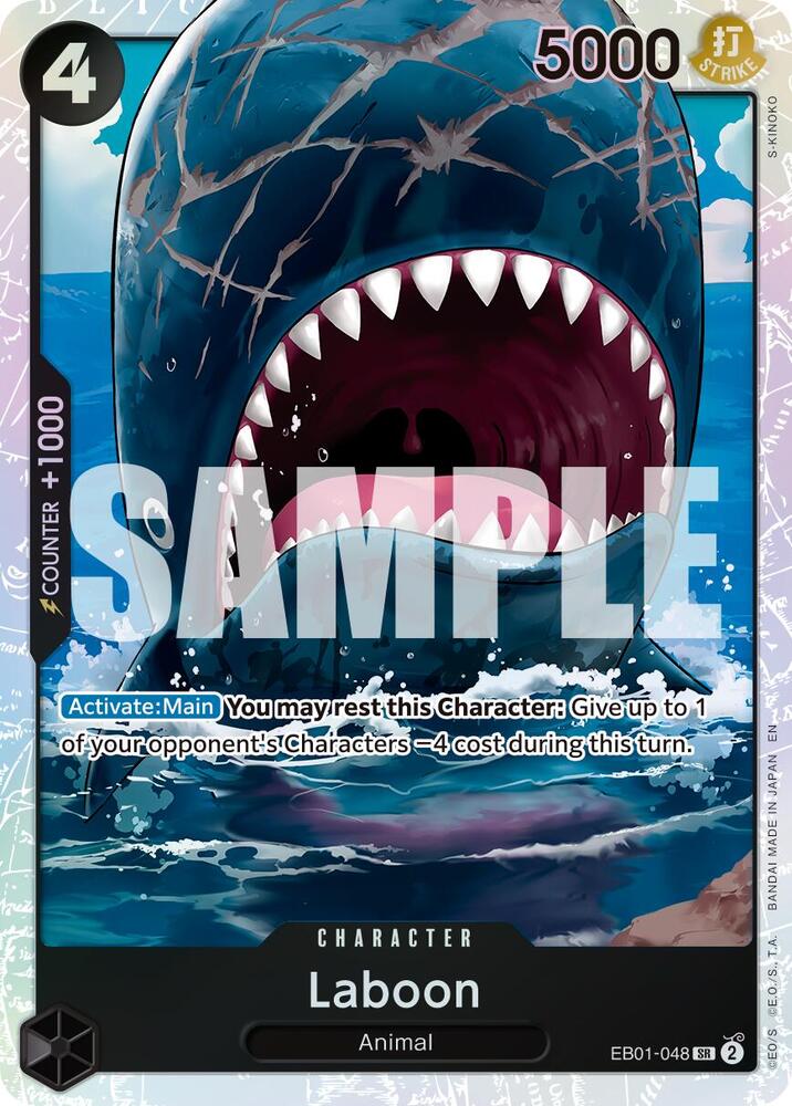 Laboon (Reprint) EB01-048 card from Premium Booster -The Best- Vol. 2