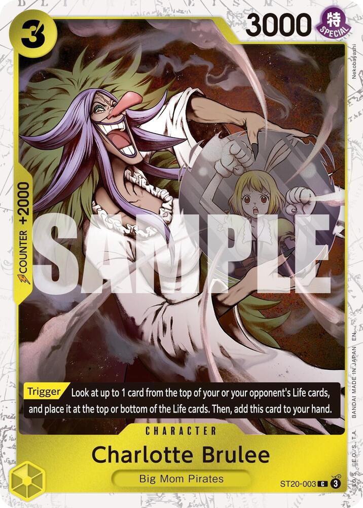 Charlotte Brulee (Pirate Foil) ST20-003 card from Premium Booster -The Best- Vol. 2