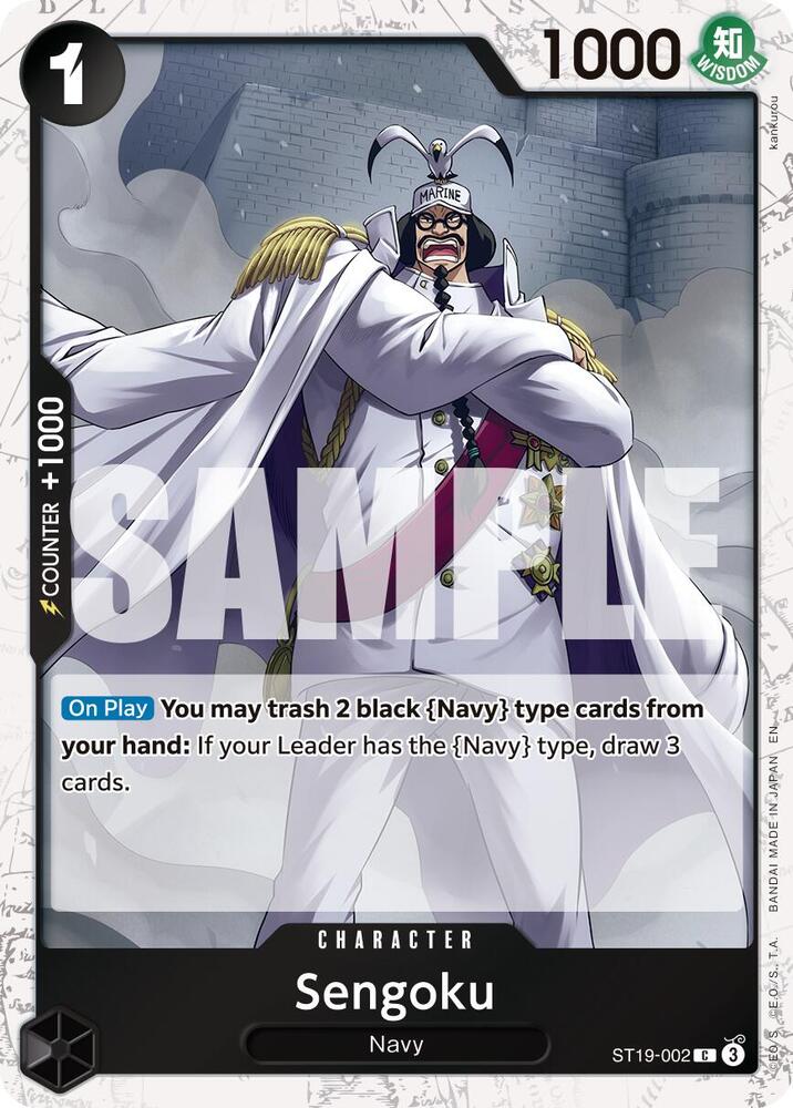 Sengoku (Pirate Foil) ST19-002 card from Premium Booster -The Best- Vol. 2