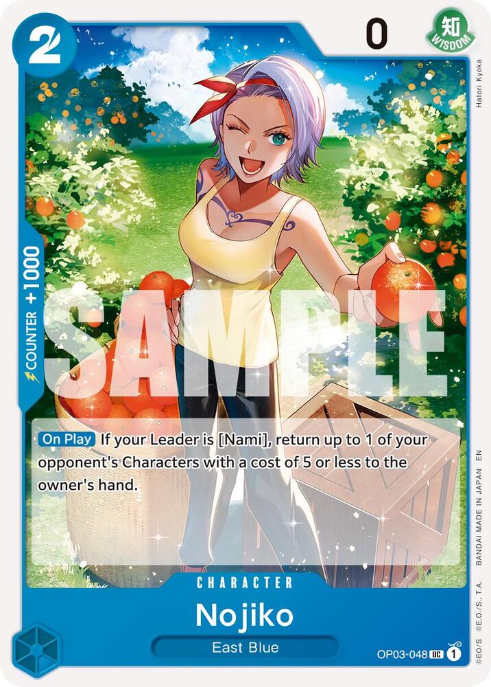Nojiko (Reprint) OP03-048 card from Premium Booster -The Best- Vol. 2