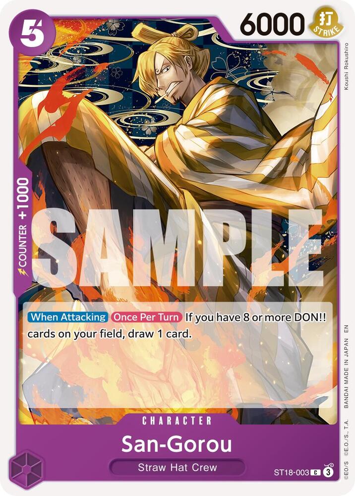 San-Gorou (Reprint) ST18-003 card from Premium Booster -The Best- Vol. 2