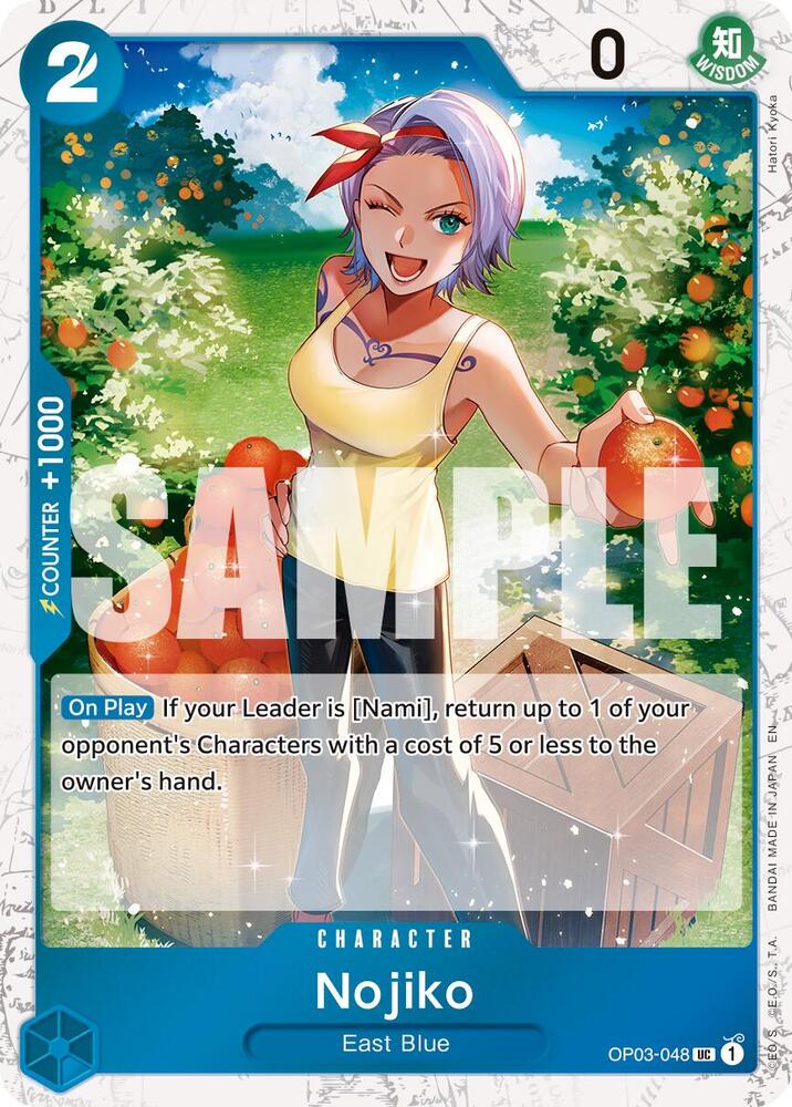 Nojiko (Pirate Foil) OP03-048 card from Premium Booster -The Best- Vol. 2
