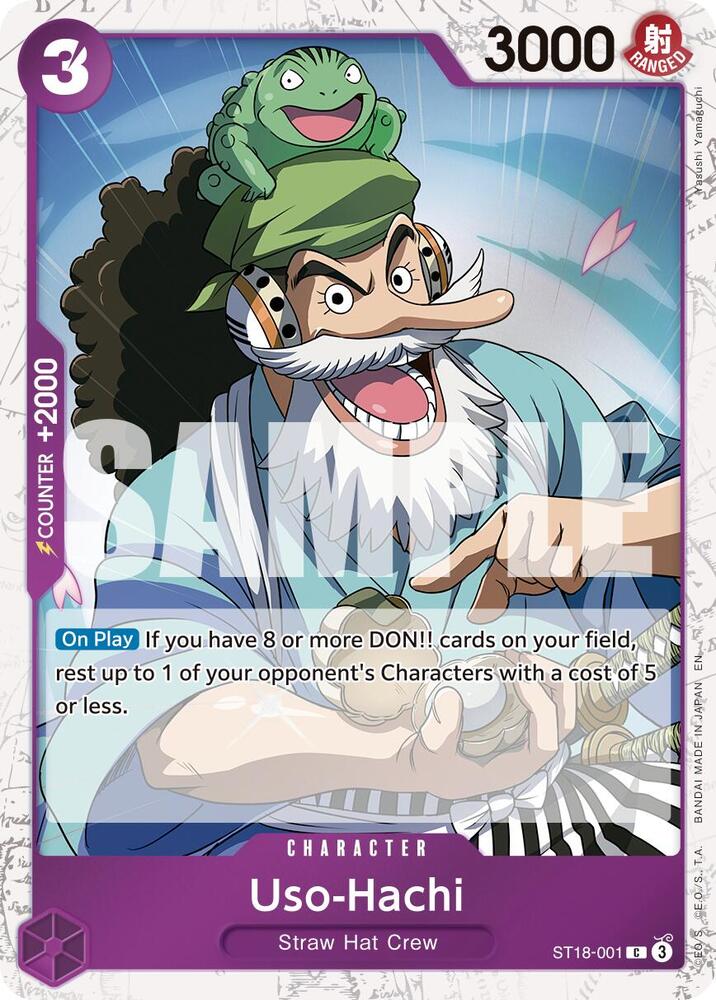 Uso-Hachi (Pirate Foil) ST18-001 card from Premium Booster -The Best- Vol. 2