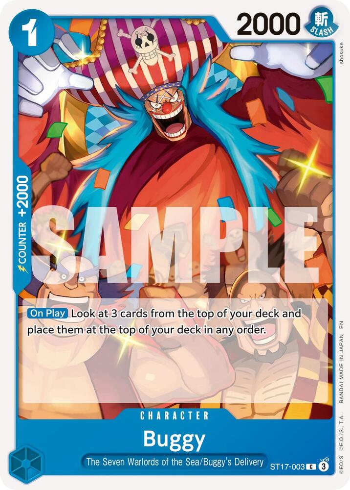 Buggy (Reprint) ST17-003 card from Premium Booster -The Best- Vol. 2