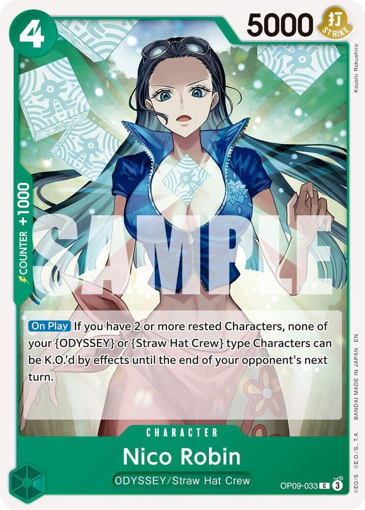 Nico Robin (Reprint) OP09-033 card from Premium Booster -The Best- Vol. 2
