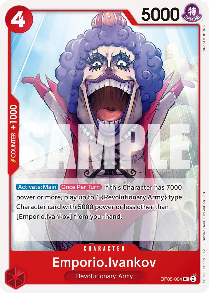 Emporio.Ivankov (Reprint) OP05-004 card from Premium Booster -The Best- Vol. 2