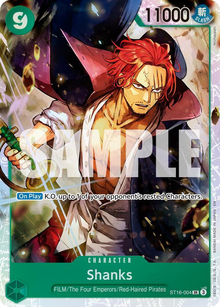 Shanks (Reprint) ST16-004 card from Premium Booster -The Best- Vol. 2