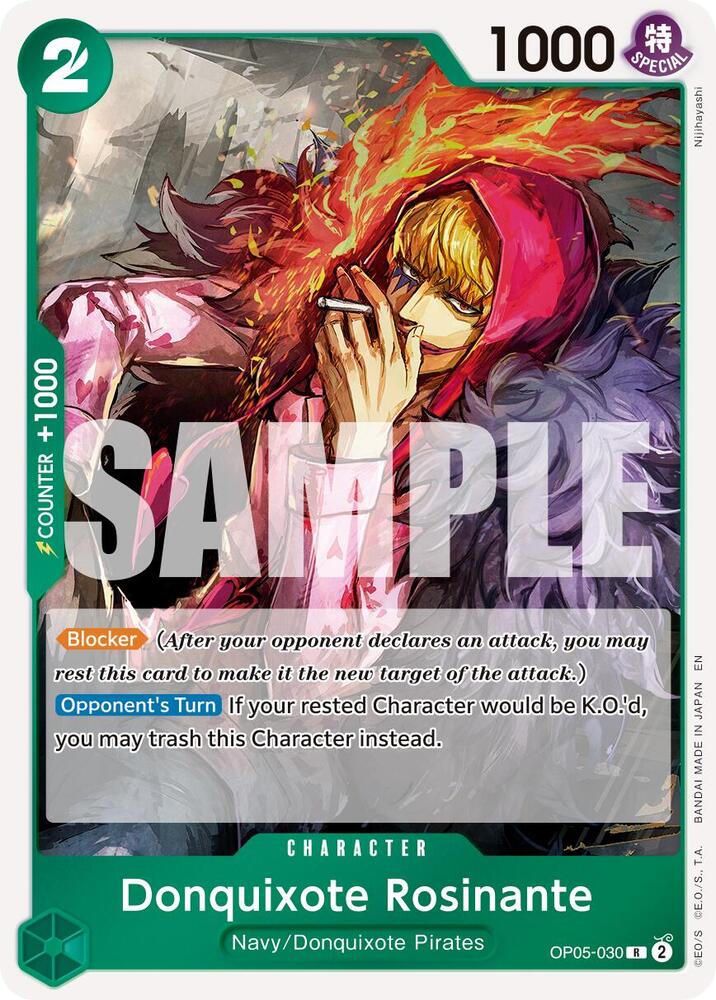 Donquixote Rosinante (Reprint) OP05-030 card from Premium Booster -The Best- Vol. 2