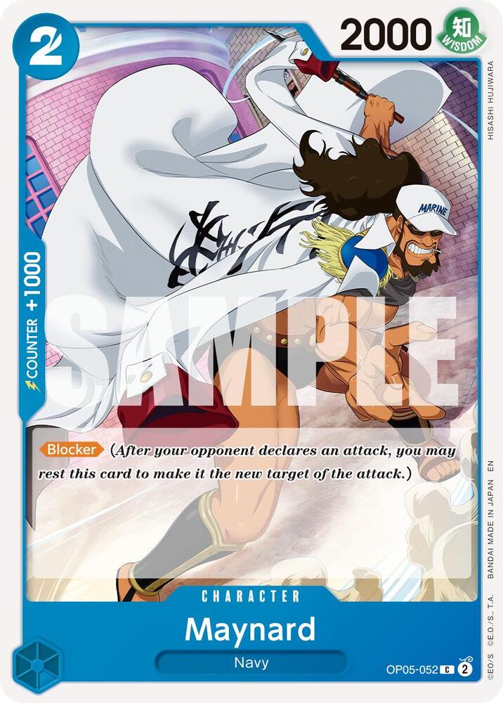 Maynard (Reprint) OP05-052 card from Premium Booster -The Best- Vol. 2