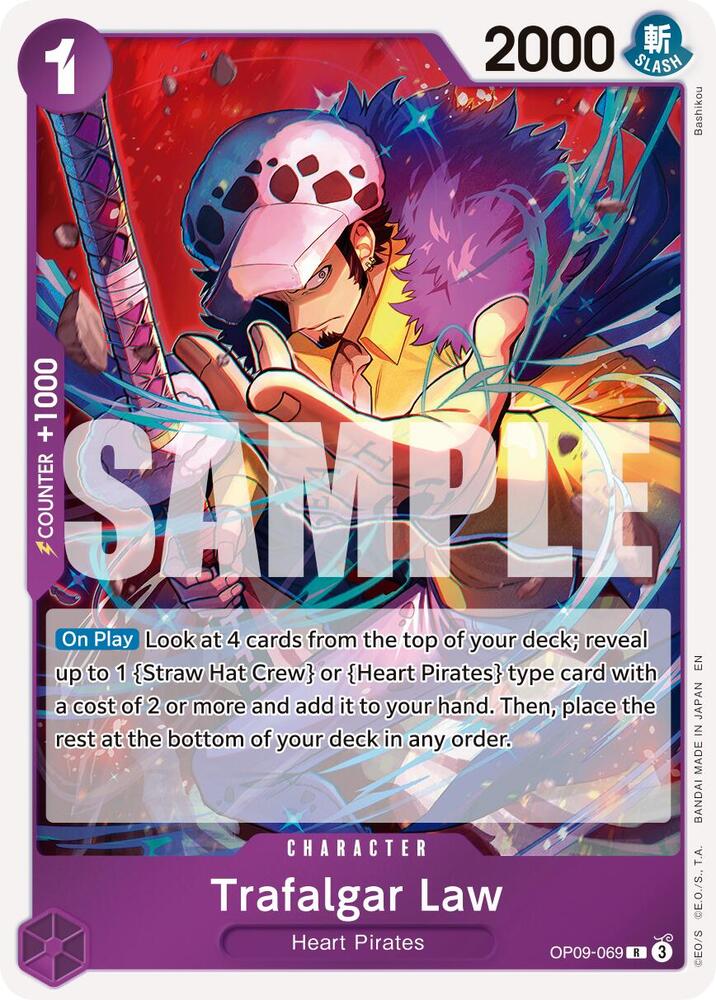 Trafalgar Law (Reprint) OP09-069 card from Premium Booster -The Best- Vol. 2