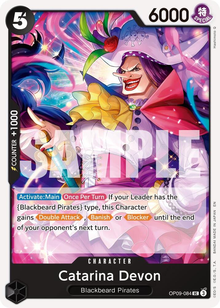 Catarina Devon (Reprint) OP09-084 card from Premium Booster -The Best- Vol. 2