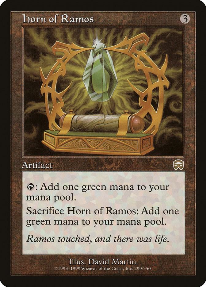 Horn of Ramos 299 card from Mercadian Masques