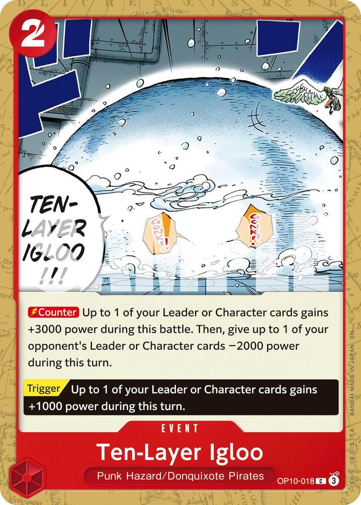 Ten-Layer Igloo (Reprint) OP10-018 card from Premium Booster -The Best- Vol. 2
