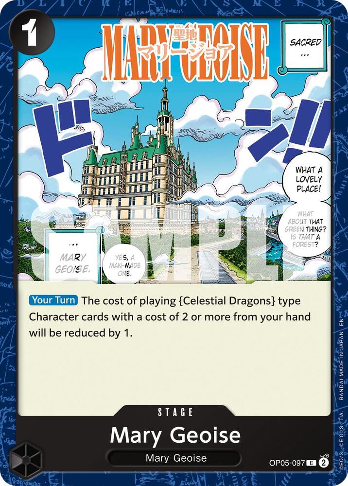 Mary Geoise (Reprint) OP05-097 card from Premium Booster -The Best- Vol. 2