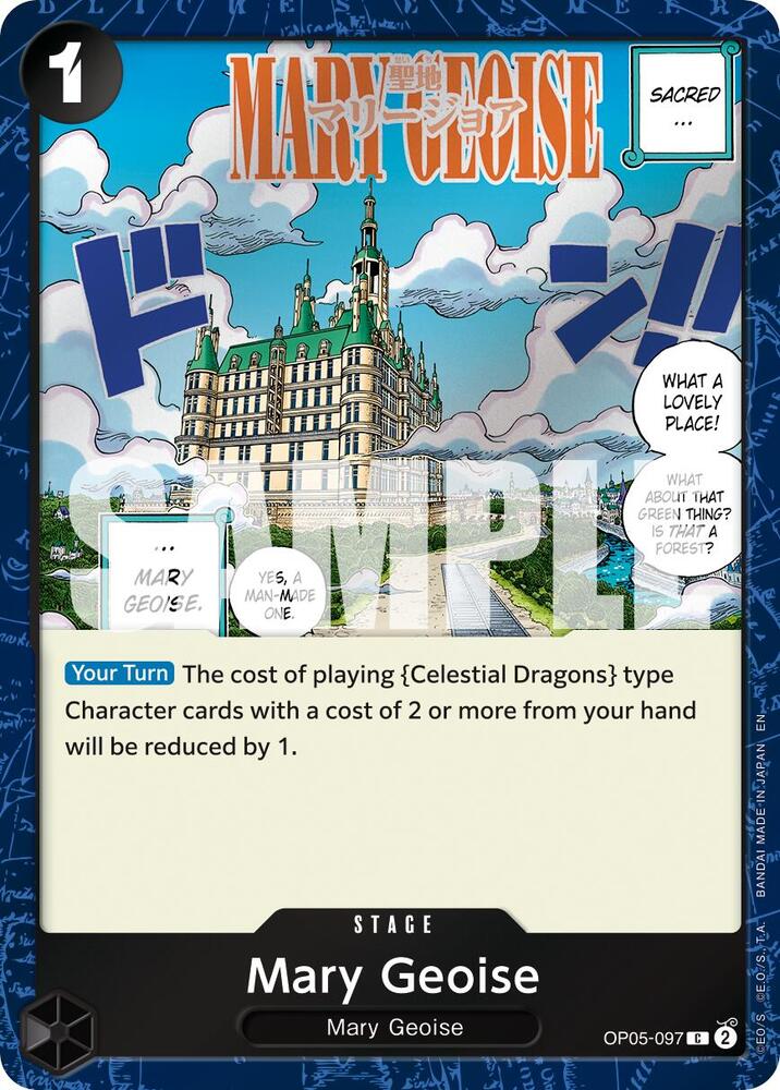 Mary Geoise (Pirate Foil) OP05-097 card from Premium Booster -The Best- Vol. 2