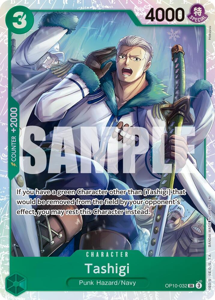 Tashigi (Reprint) OP10-032 card from Premium Booster -The Best- Vol. 2