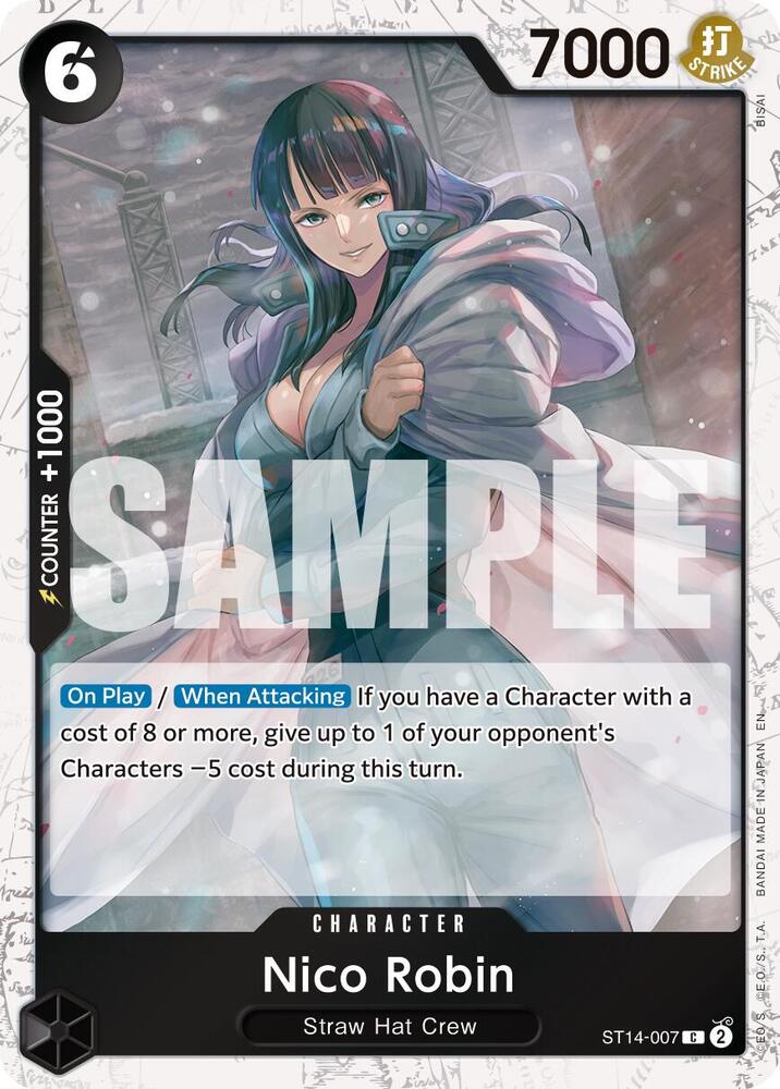 Nico Robin (Pirate Foil) ST14-007 card from Premium Booster -The Best- Vol. 2