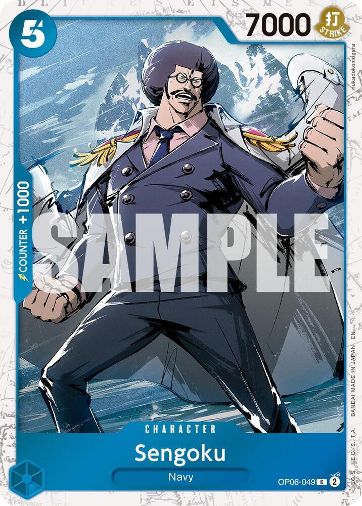 Sengoku (Pirate Foil) OP06-049 card from Premium Booster -The Best- Vol. 2