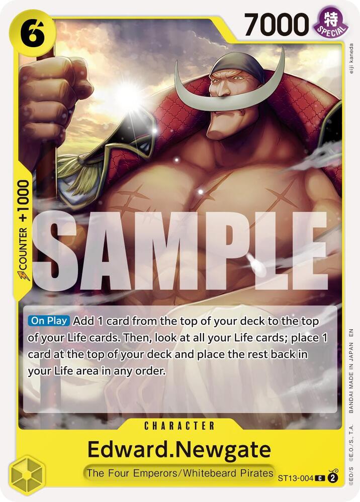 Edward.Newgate (Reprint) ST13-004 card from Premium Booster -The Best- Vol. 2