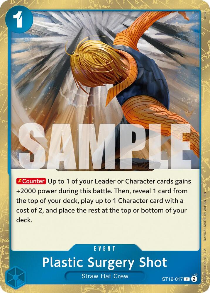 Plastic Surgery Shot (Pirate Foil) ST12-017 card from Premium Booster -The Best- Vol. 2