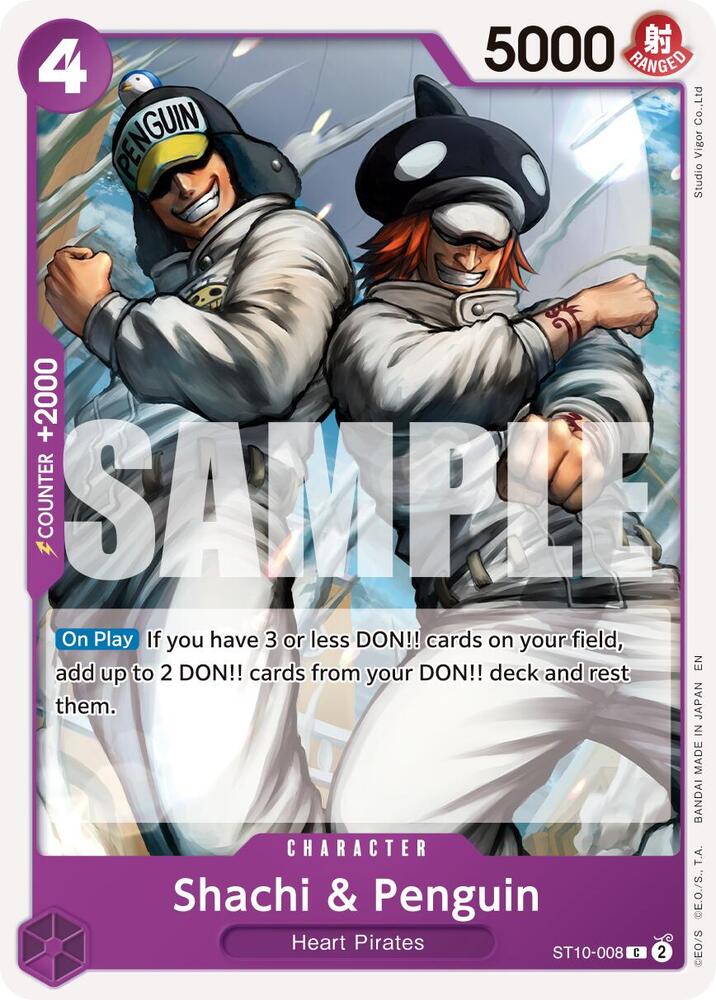 Shachi & Penguin (Reprint) ST10-008 card from Premium Booster -The Best- Vol. 2