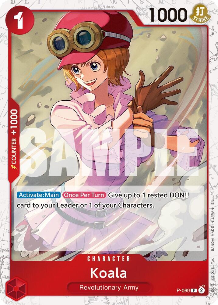 Koala (Pirate Foil) P-069 card from Premium Booster -The Best- Vol. 2
