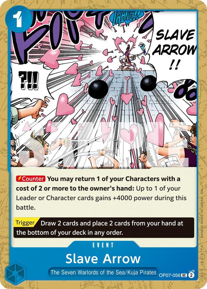Slave Arrow (Reprint) OP07-056 card from Premium Booster -The Best- Vol. 2
