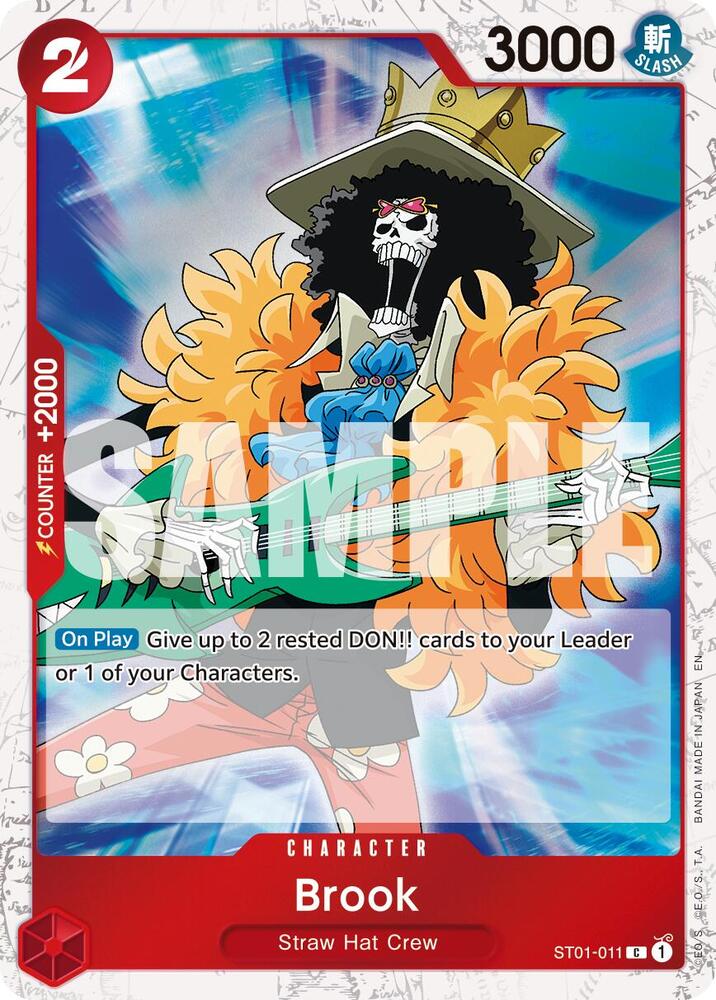 Brook (Pirate Foil) ST01-011 card from Premium Booster -The Best- Vol. 2