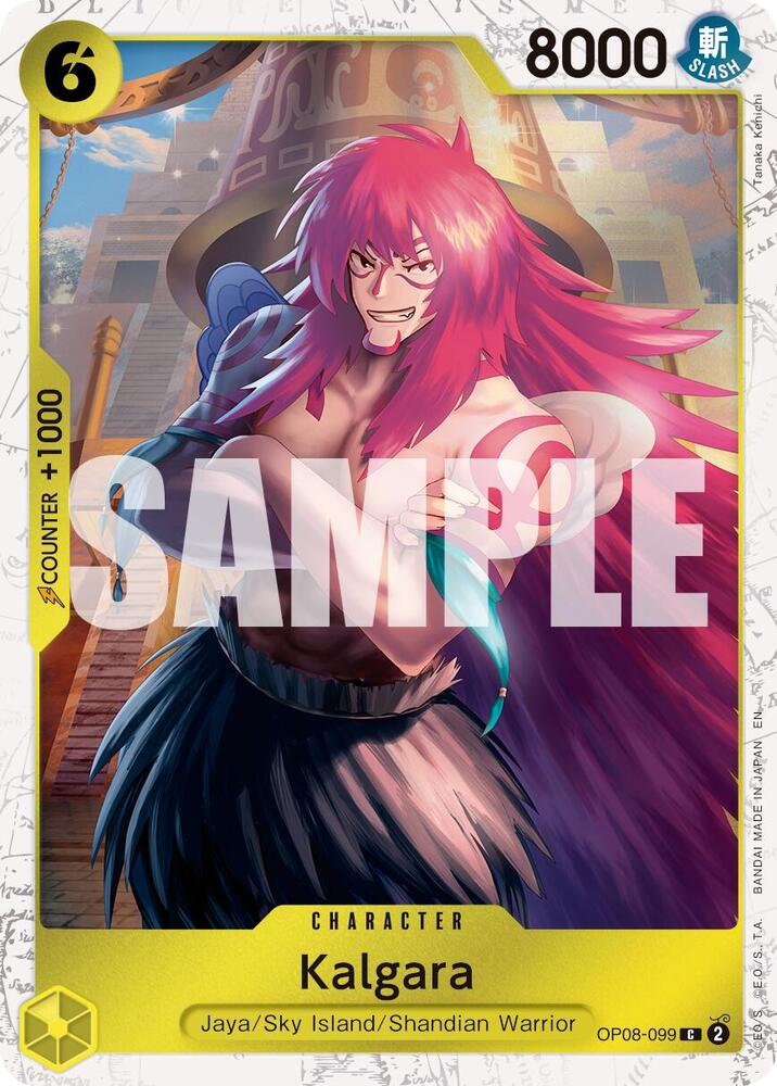 Kalgara (Pirate Foil) OP08-099 card from Premium Booster -The Best- Vol. 2
