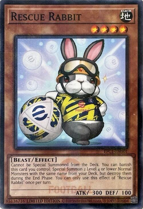 Rescue Rabbit EFC1-EN001 card from eFootball Collaboration Promos