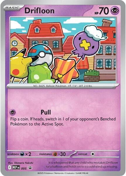 Drifloon 005 card from ME: Mega Evolution Promo