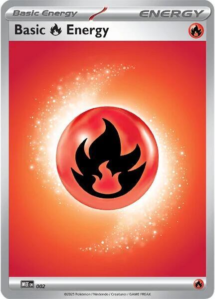 Basic Fire Energy - 002 2 card from MEE: Mega Evolution Energies