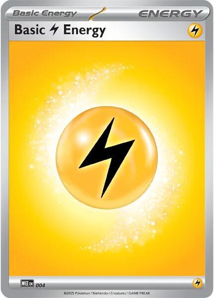 Basic Lightning Energy - 004 4 card from MEE: Mega Evolution Energies