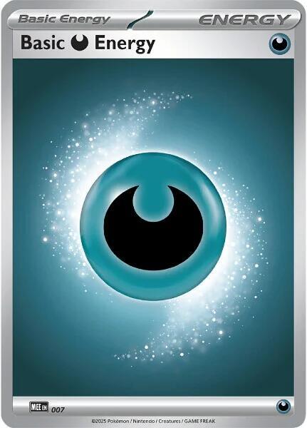 Basic Darkness Energy - 007 7 card from MEE: Mega Evolution Energies