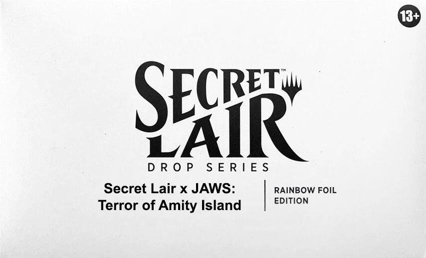 Secret Lair x Jaws: Terror of Amity Island - Rainbow Foil Edition card from Secret Lair Drop Series