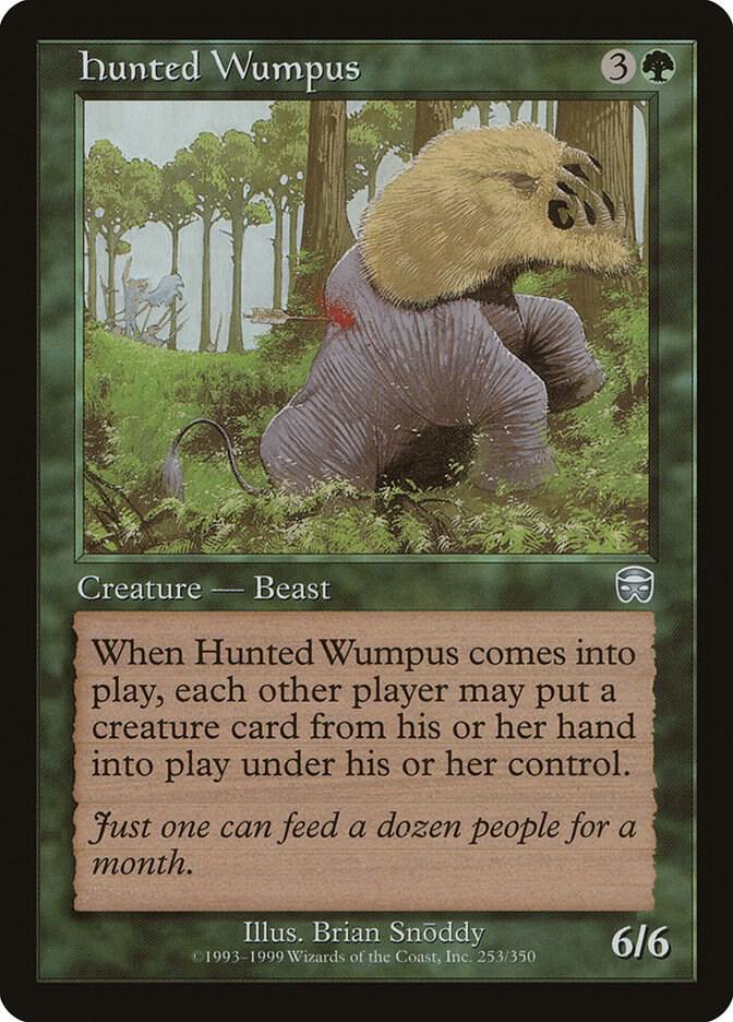 Hunted Wumpus 253 card from Mercadian Masques