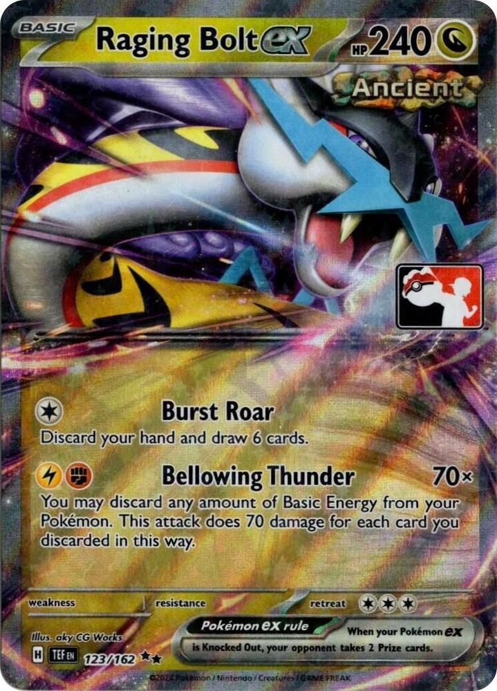 Raging Bolt ex (Prize Pack Series 5) 123/162 card from Prize Pack Series Cards
