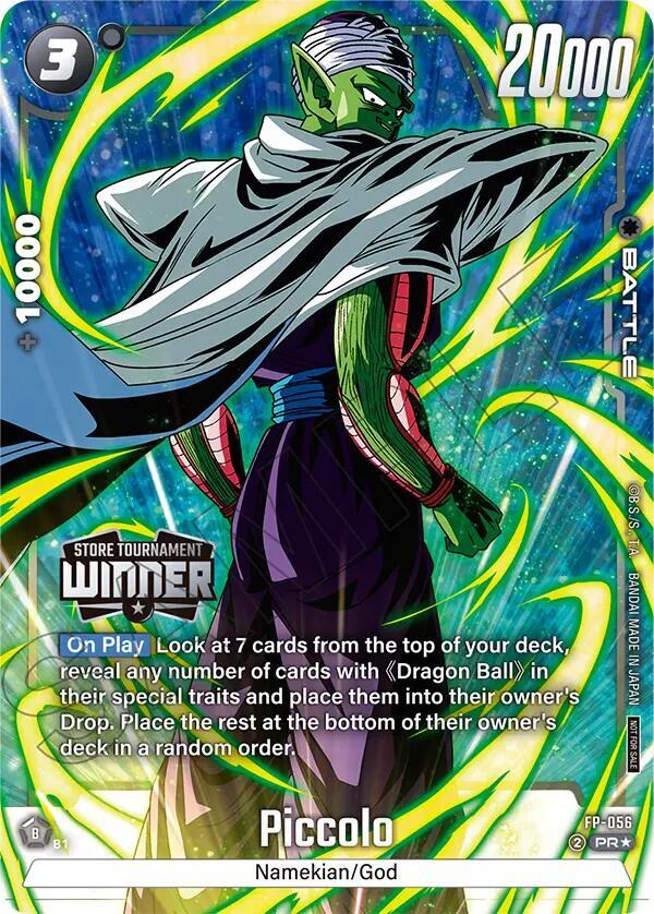 Piccolo (Tournament Pack -Winner- 08) FP-056 card from Tournament and Championship Promos