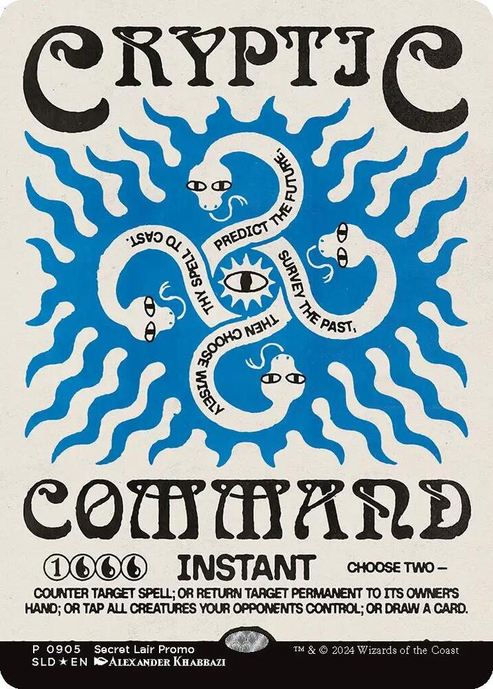 Cryptic Command (Rainbow Foil) 905 card from Secret Lair Drop Series