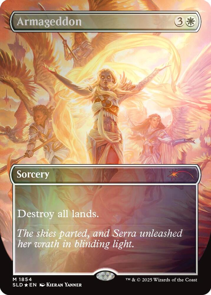 Armageddon (Rainbow Foil) 1854 card from Secret Lair Drop Series