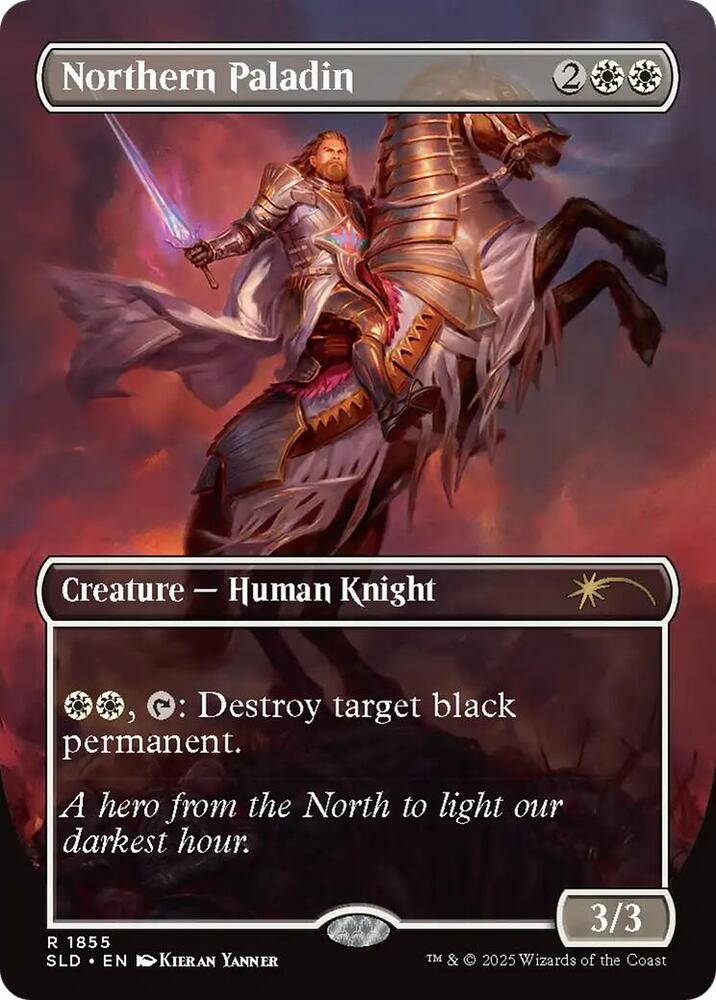 Northern Paladin 1855 card from Secret Lair Drop Series