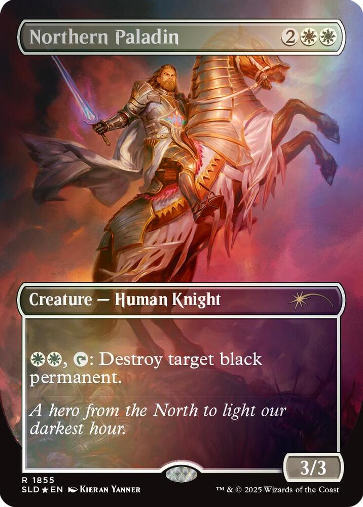 Northern Paladin (Rainbow Foil) 1855 card from Secret Lair Drop Series