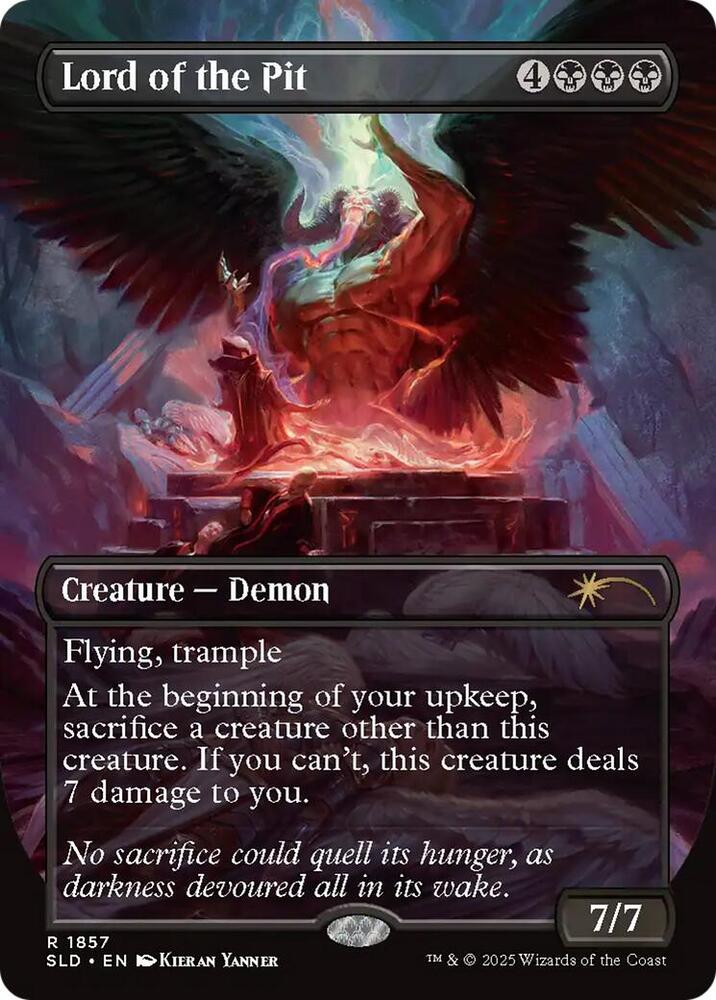 Lord of the Pit 1857 card from Secret Lair Drop Series