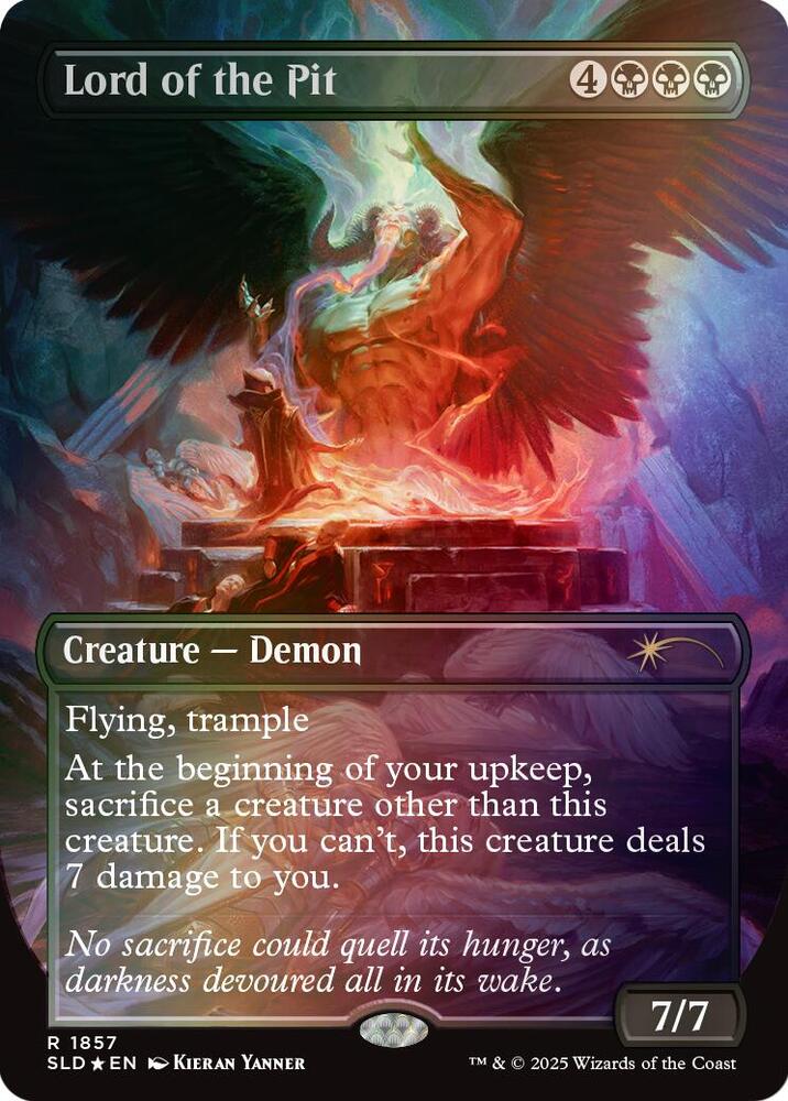 Lord of the Pit (Rainbow Foil) 1857 card from Secret Lair Drop Series