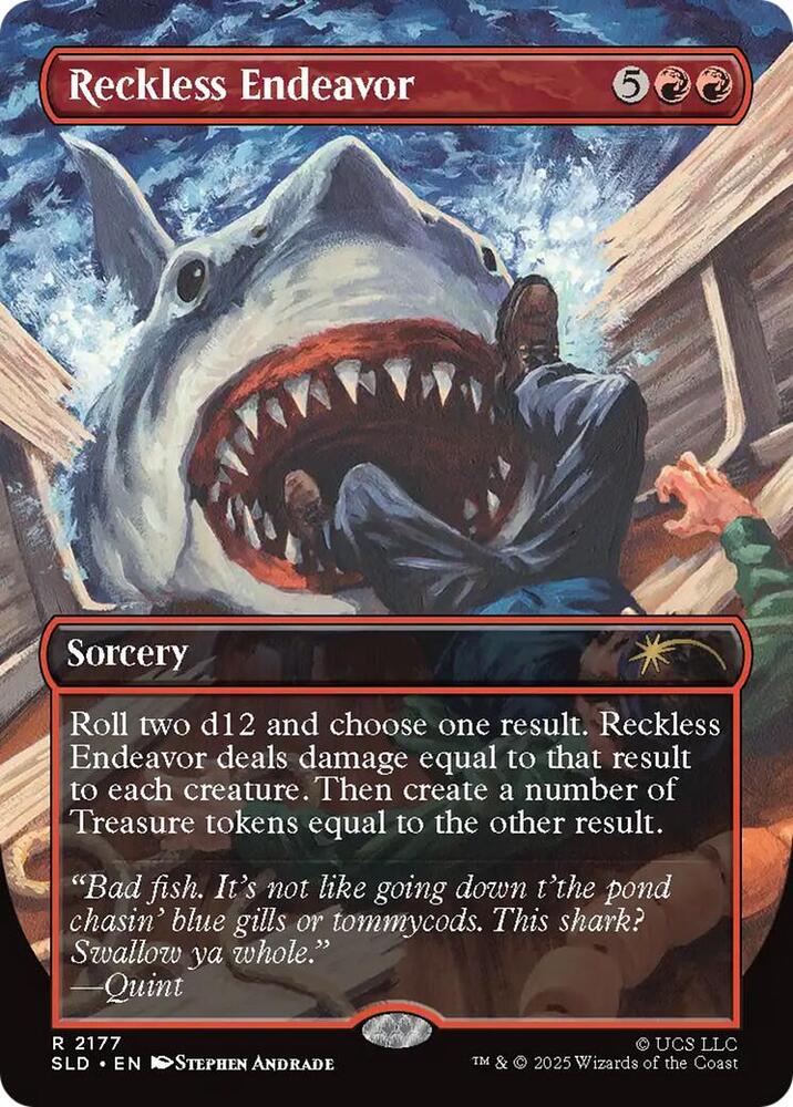 Reckless Endeavor 2177 card from Secret Lair Drop Series