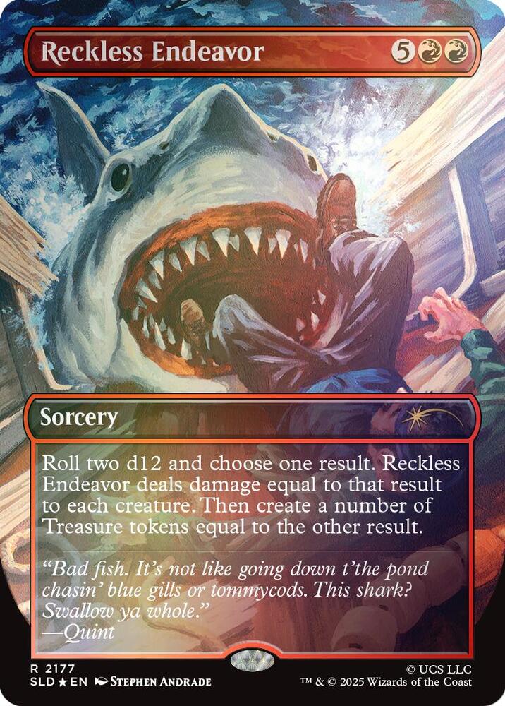 Reckless Endeavor (Rainbow Foil) 2177 card from Secret Lair Drop Series