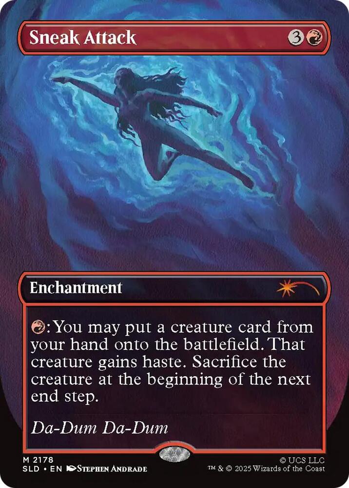 Sneak Attack 2178 card from Secret Lair Drop Series
