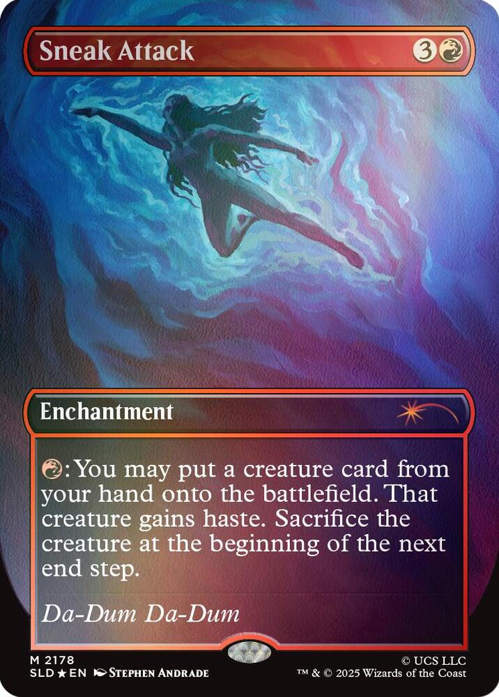 Sneak Attack (Rainbow Foil) 2178 card from Secret Lair Drop Series