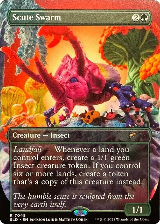 Scute Swarm 7048 card from Secret Lair Drop Series